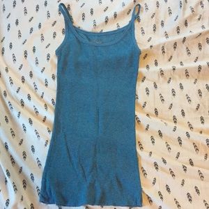 Blue sheer tank